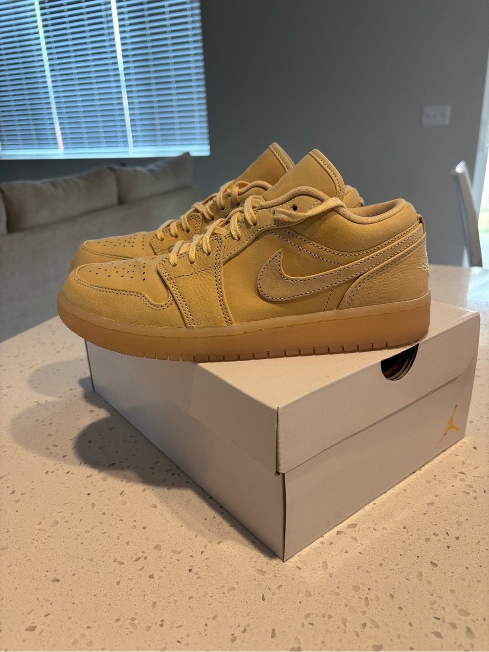 Nike Air Jordan 1 Low SE Pale Vanilla Gum Women’s Size 8 FZ3972-294 w/ Box - Picture 2 of 9